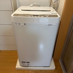 SHARP 洗濯機 6kg シャープ es-ge6d