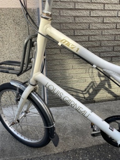 11月8日までの投稿】ルイガノ MV 1 ミニベロ ホワイト 中古【引っ越し