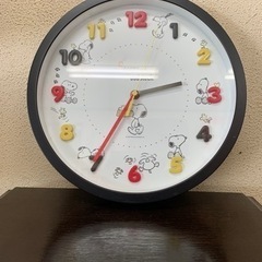スヌーピーの壁掛け時計②