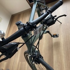 【最終値下】クロスバイク　自転車　エアーオンII AIR-ON2 カーキ色　サイズ480