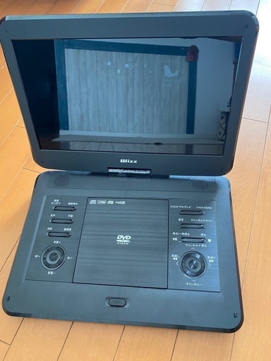 ダイニチ電子 WPDT1480 地デジ対応14インチポータブルDVDプレーヤー Wizz ブラック