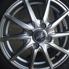ヨコハマ軽自動車用スタッドレス155/65R14中古アルミセット