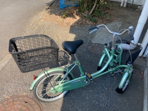 カコ　ブリヂストン minna MN-1 大人用三輪車 ミンナ 16/20型 自転車 ミンナ(M.Aグリーン/シングルシフト） MN-1