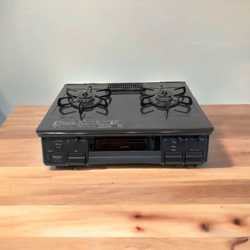 23Y348 ジ6 【値下げ】 Paloma パロマ グリル付きテーブルコンロ ガスコンロ PA-S42B-R LPガス用 右強火力 2023年製 中古