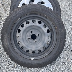 スタッドレスタイヤ185/60R15 鉄ホイールセット　8分山以上