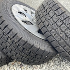 スタッドレスタイヤ185/60R15 鉄ホイールセット　8分山以上