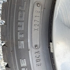 スタッドレスタイヤ185/60R15 鉄ホイールセット　8分山以上