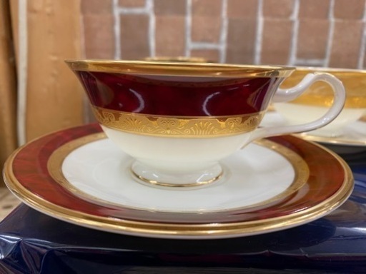 愛品館江戸川店】Noritake カップ&ソーサー5点セットID：102-026620-007