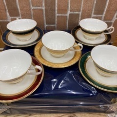 【愛品館江戸川店】Noritake カップ&ソーサー5点セットI...