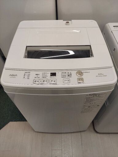 AQUA  全自動洗濯機　6kg　AQW-KS6N
