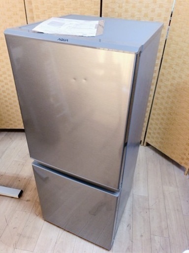 GINGER掲載商品】 【引取】AQUA 冷凍冷蔵庫 2ドア 126L 2021年製 AQR ...