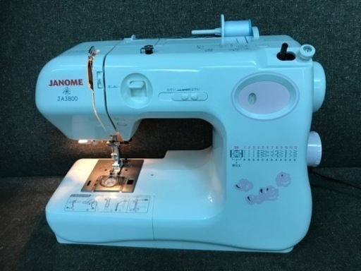 ★JANOME家庭用コンパクトミシン JA3800 整備済