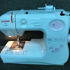 ★JANOME家庭用コンパクトミシン JA3800 整備済