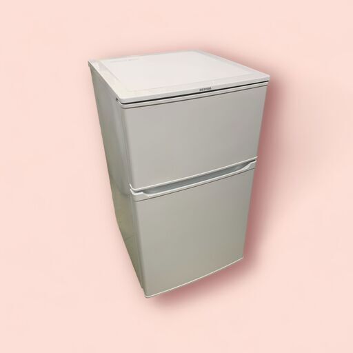 23Y349 ジB IRIS OHYAMA アイリスオーヤマ ノンフロン冷凍冷蔵庫 IRR-A09TW-W 90L 右開き 2019年製 中古