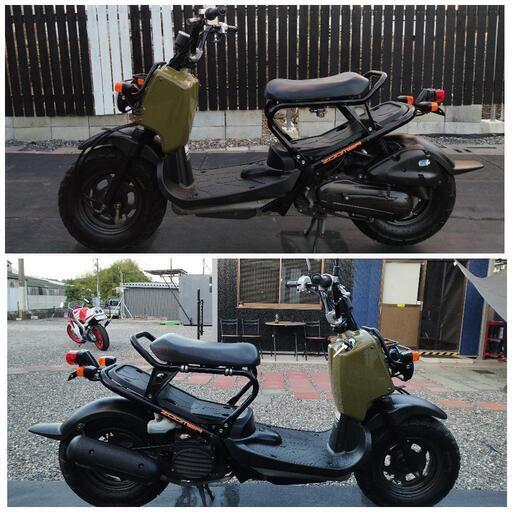 【ご成約】大分県大分市発 ホンダ ズーマー インジェクション 自賠責付 カーキ 始動動画あり