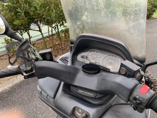 バッテリー交換済 実動スカイウェイブ250 キャリア付 自賠責R9.4月