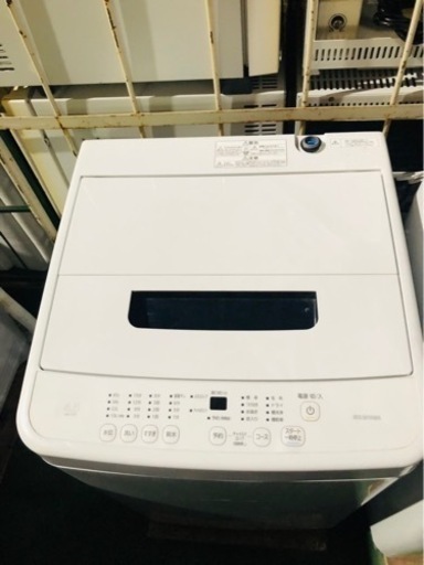北九州市内配送無料　保証付き　2023年全自動洗濯機 4.5kg IAW-T451 ホワイト