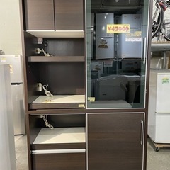 値下げしました‼️配達可【食器棚】【松田家具】クリーニング済み【管理番号12810】