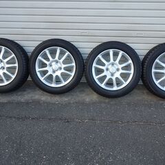 引渡し決定】ダイハツ純正アルミ、155/65R14スタッドレスタイヤ
