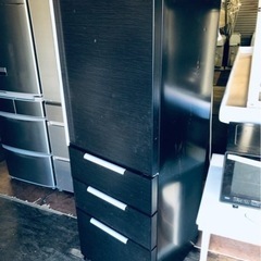 福岡市内配送無料　サンヨー SANYO SR-SD36U(MD) [冷蔵庫（355L・右開き） ダークウッド]