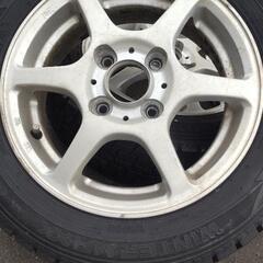 ダンロップウィンターマックス 155/65R13 アルミ付4本セット
