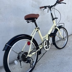 【未使用】advance 折りたたみ自転車 20インチ 6段変速  206-2