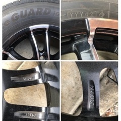 【12月中の受け渡しに限りお値引き交渉承ります】ハイエース★スタッドレスタイヤ&ホイール4本セット★195/80 R15