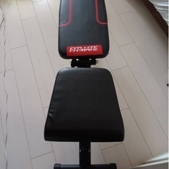 【定価26940円⇒17000円】⭐︎ダンベルのおまけ付き　FITMATEトレーニングベンチ 腹筋 フォールディング フラットインクラインベンチ 折り畳み ダンベルベンチ ブラック