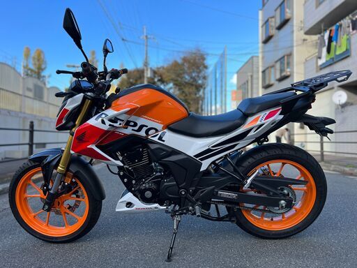 【大阪市】低走行5,318km プチカスタム MC56 ホーネット2.0 レプソルカラー■買取・下取り可能■検 ジクサー Z250■ 大阪市】低走行5,318km プチカスタム MC56 ホーネット2.0 レプソル