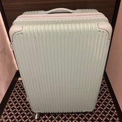 【取引済】大型スーツケース　パステルグリーン