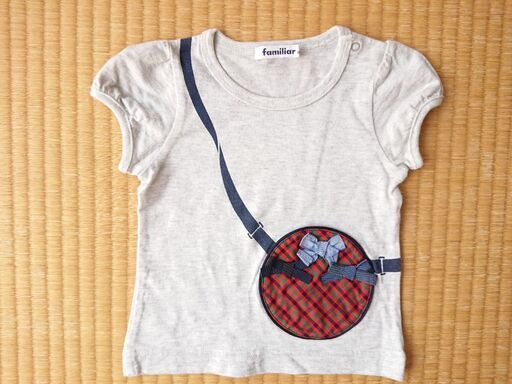 ファミリア Tシャツ(ポシェットつき) 80サイズ (きぅい) 吹田のベビー
