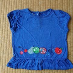 ファミリア Tシャツ(青) 90サイズ (きぅい) 吹田のベビー用品