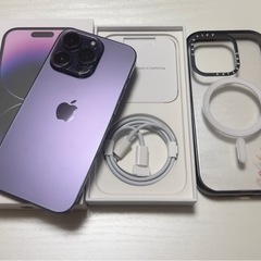 お値下げしました！iPhone 14 Pro ディープパープル 128 GB  SiMフリー