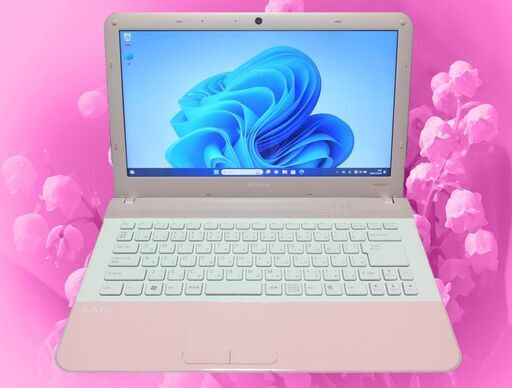 VAIO 可愛いピンク 新品SSD512GB＆HDD640GB＋新品USBメモリ付 Webカメラ Bluetooth搭載 オフィス2021【6ヶ月保証】