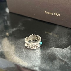 GUCCI ダブルGマザーオブパールリング