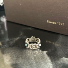 GUCCI ダブルGマザーオブパールリング