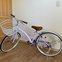 【取引終了】女の子用自転車(状態:かなり綺麗です)