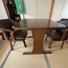 テーブル、椅子3点セット