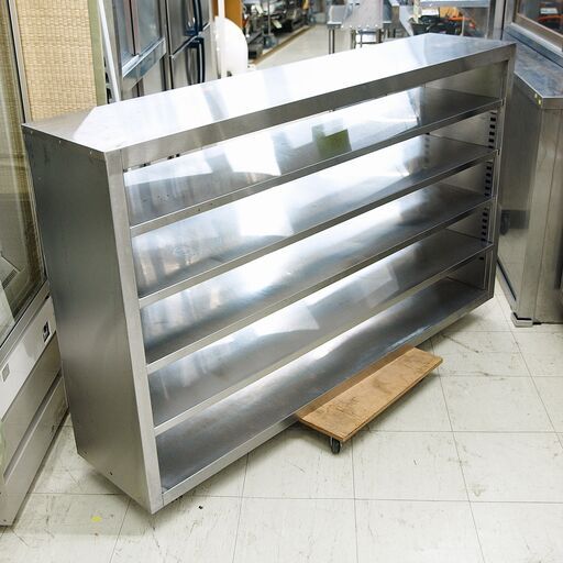 両面棚　ステンレス　W1600　リユース品