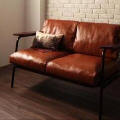 最終値下げ】2人掛けヴィンテージデザインソファ