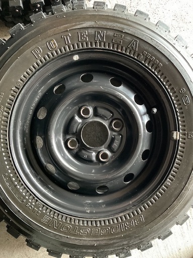 ☆希少☆ フルピンスパイクPOTENZA RE39R 145SR12 4本 (toy_box  