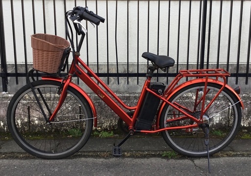 現状＞Exect familiar・フル電動&アシスト・26インチ・お掃除済ですぐ