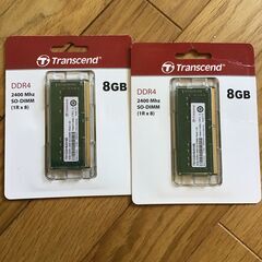 パソコン用　メモリ　８GB　２本