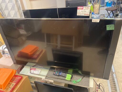 ☆中古￥15,000！Panasonic　パナソニック　49インチ液晶テレビ　家電　2018年製　【BJ225】