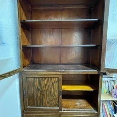 【お譲り先決まりました】アンティーク食器棚 Antique Shelf