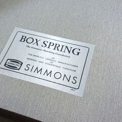 シモンズ｜Beautyrest｜ビューティーレスト｜ボックススプリング｜セミダブルベッド
