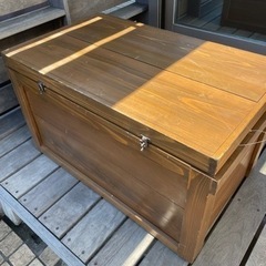 木製　クーラーボックス