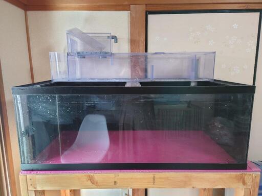 120cm水槽本体　上部フィルター