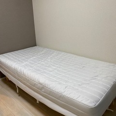 【ネット決済】【無印】洗える・組み立て仕様 シングルベッド