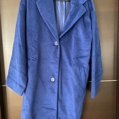 青いコート　1.2回使用